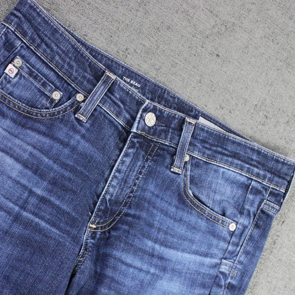 AG Adriano Goldschmied The Beau Slim Boyfriend Jeans Dark Wash